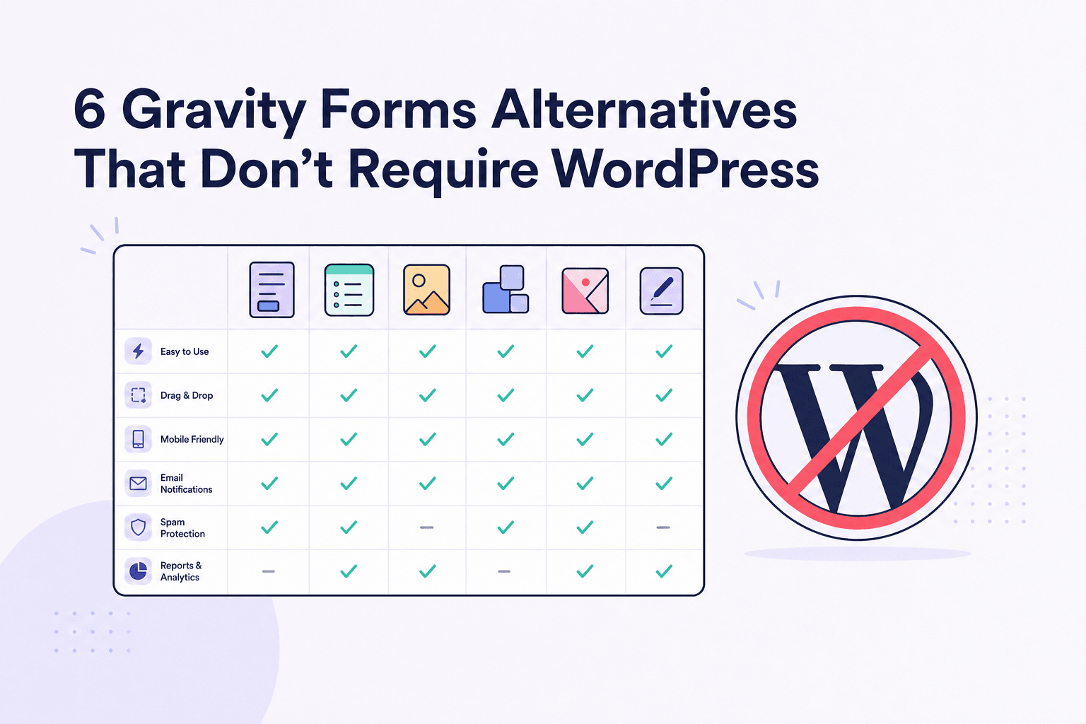 6 Gravity Forms Alternatives That Don't Require WordPress