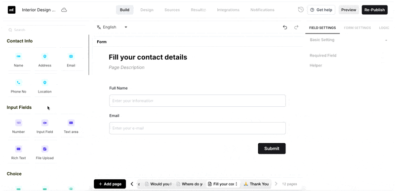 Add a Phone Number Field to Your Form
