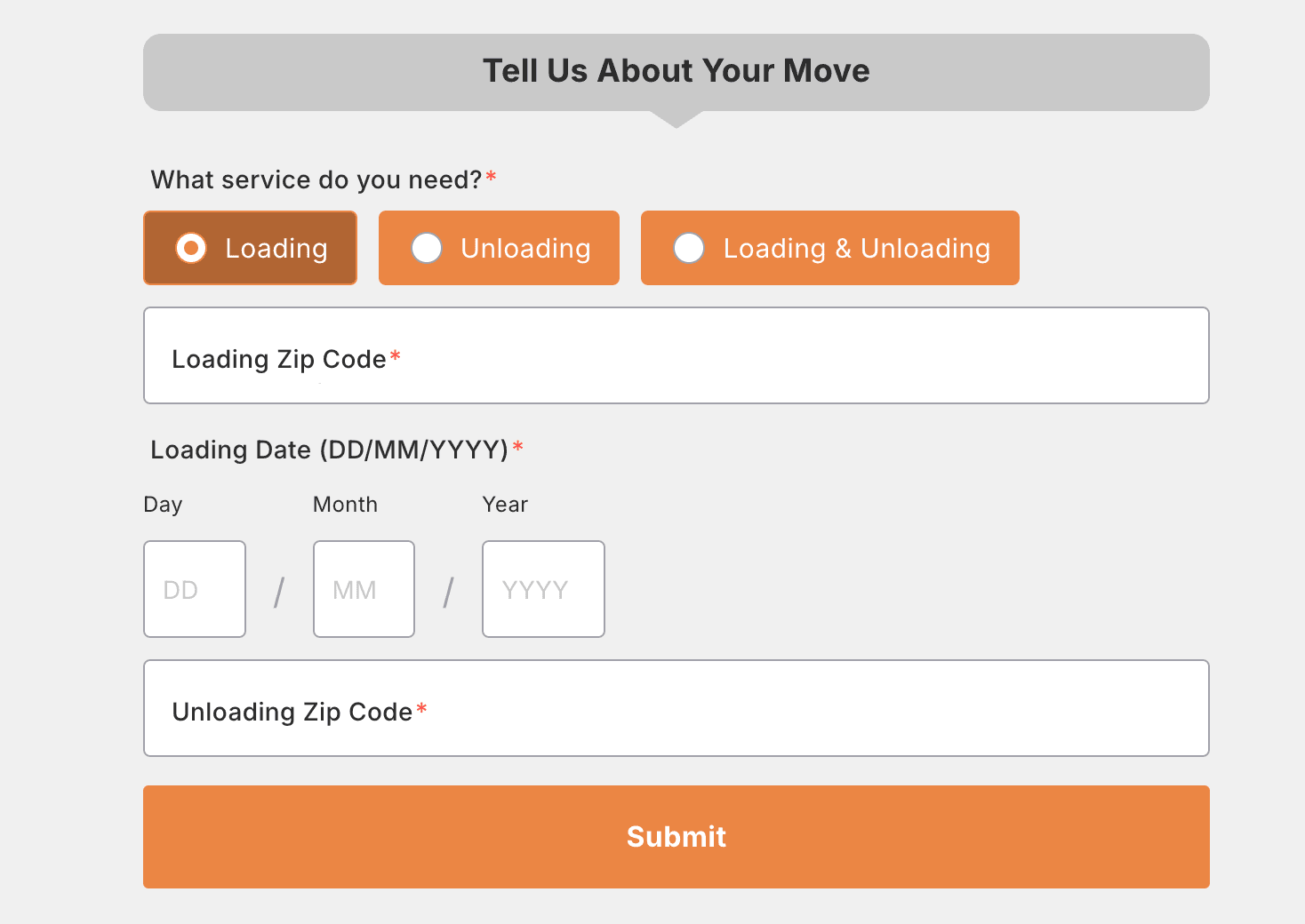 Conditional Logic Form