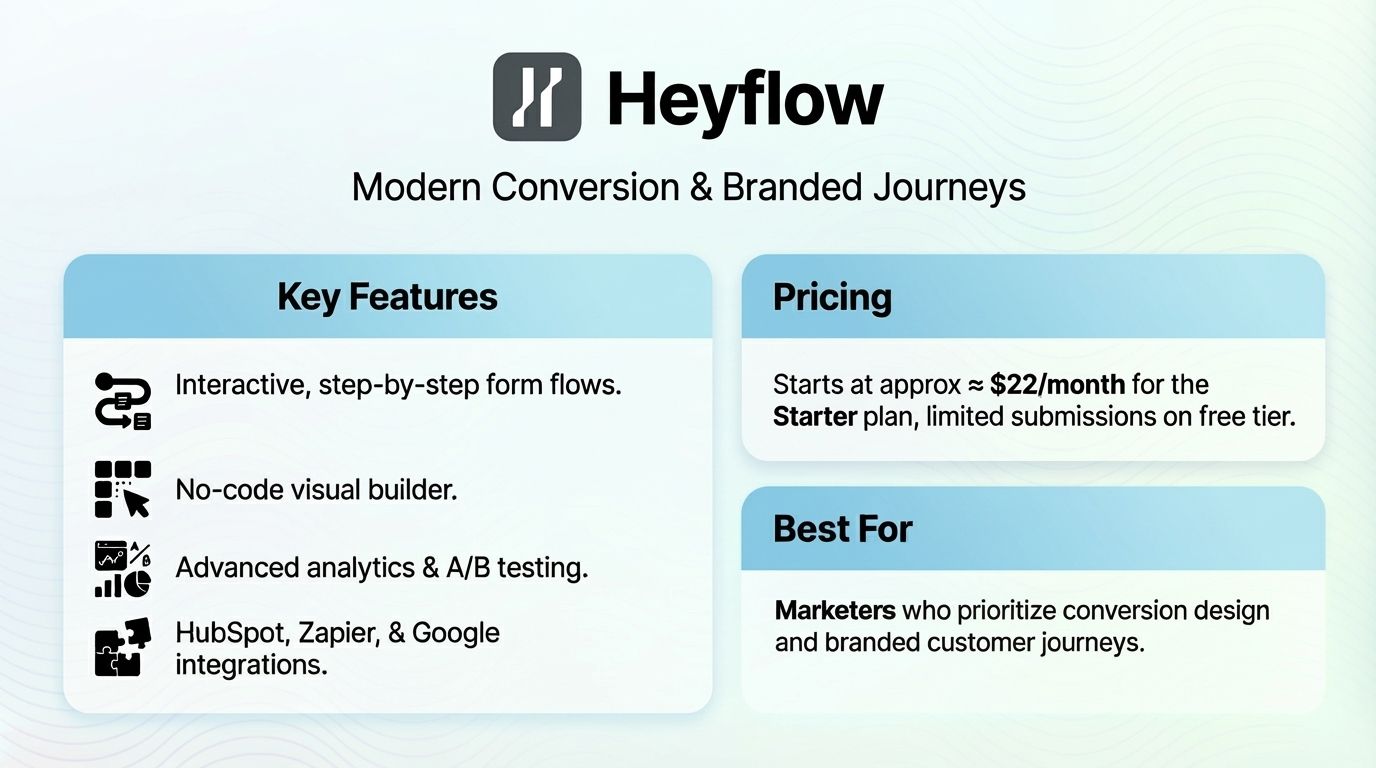 Heyflow features