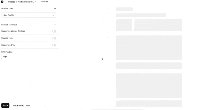Embed form using Scroll Trigger