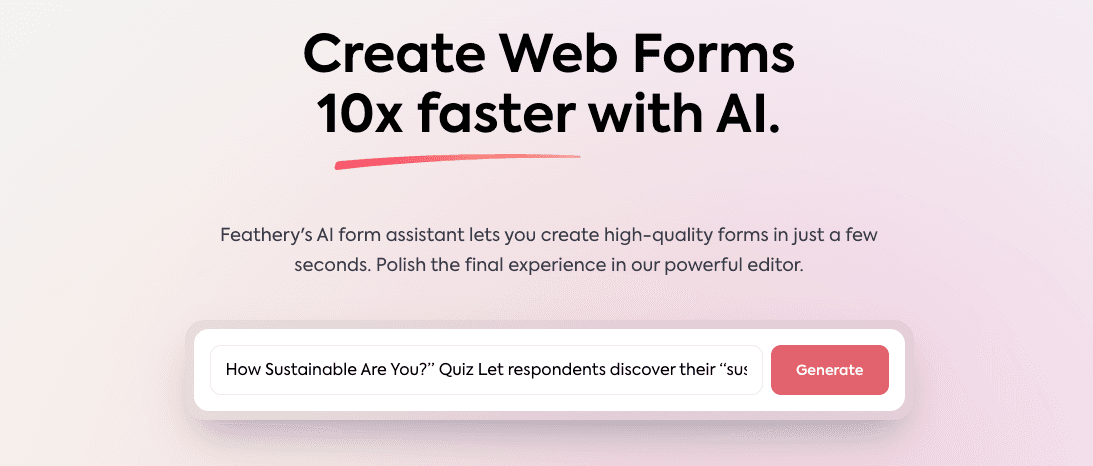 feathery ai form generator