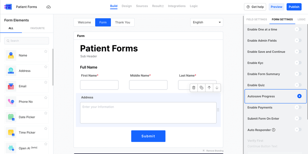 8 Best User-Friendly Online Patient Intake Forms | MakeForms