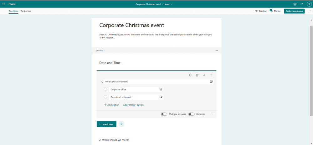 Microsoft Forms vs Google Forms - MakeForms