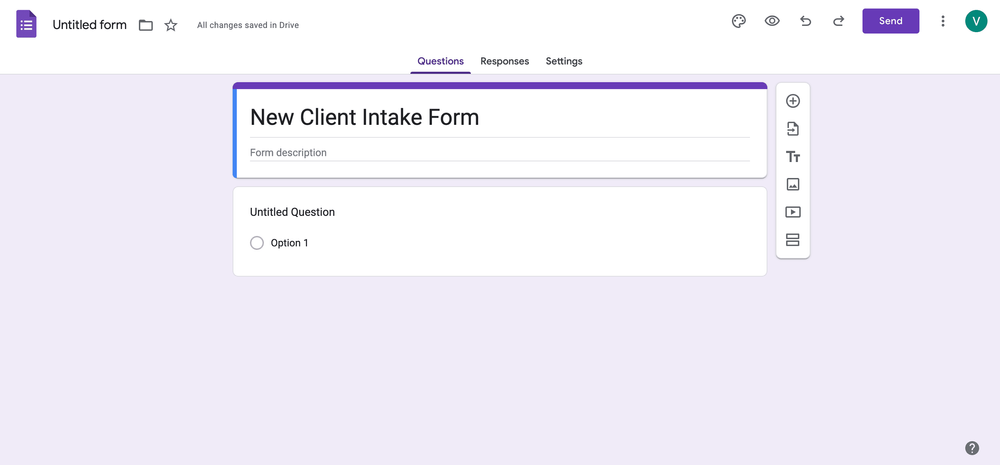 How To Create A Google Intake Form In Google Forms | MakeForms